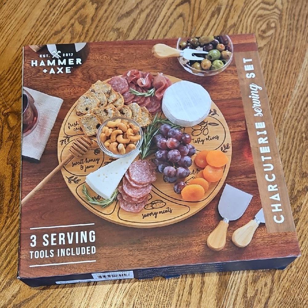 Hammer + Axe Charcuterie Serving Set